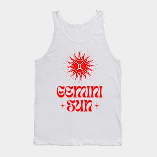 Gemini Sun | Born in May and June Birthday Gifts | Mercury Twins Zodiac Tank Top